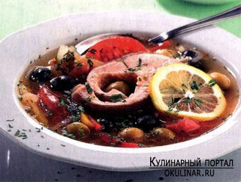 Суп с форелью по-гречески (рецепт приготовления)
